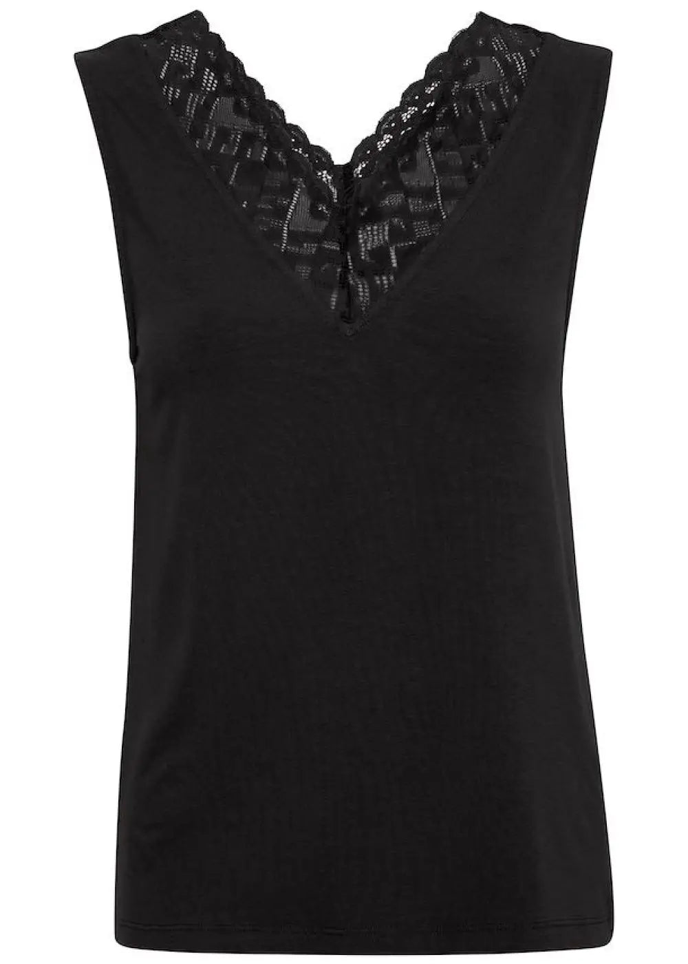 Toppi cream trulla top musta - toppi