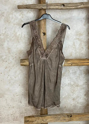 Toppi denisse eri värejä 0624 | ruskea | toppi