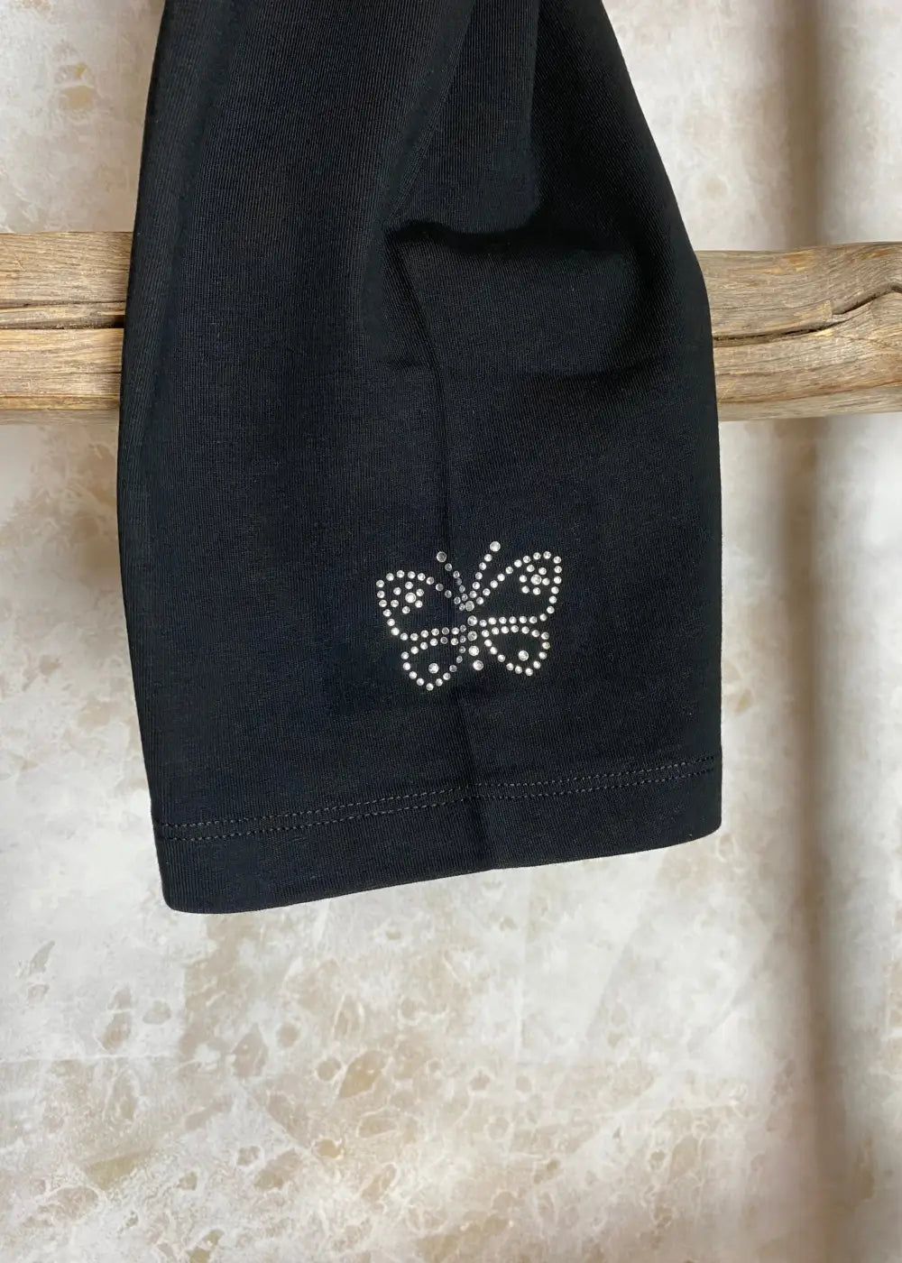 Trikoocapri mxo blingperhonen musta 0425 | caprit ja shortsit