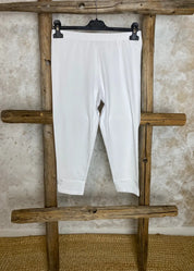 Trikoocapri mxo blingperhonen valkoinen 0425 | caprit ja shortsit