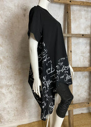 Tunika cherita musta 0824 - tunika