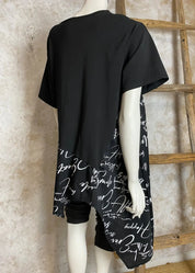 Tunika cherita musta 0824 - tunika