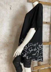 Tunika cherita musta 0824 - tunika