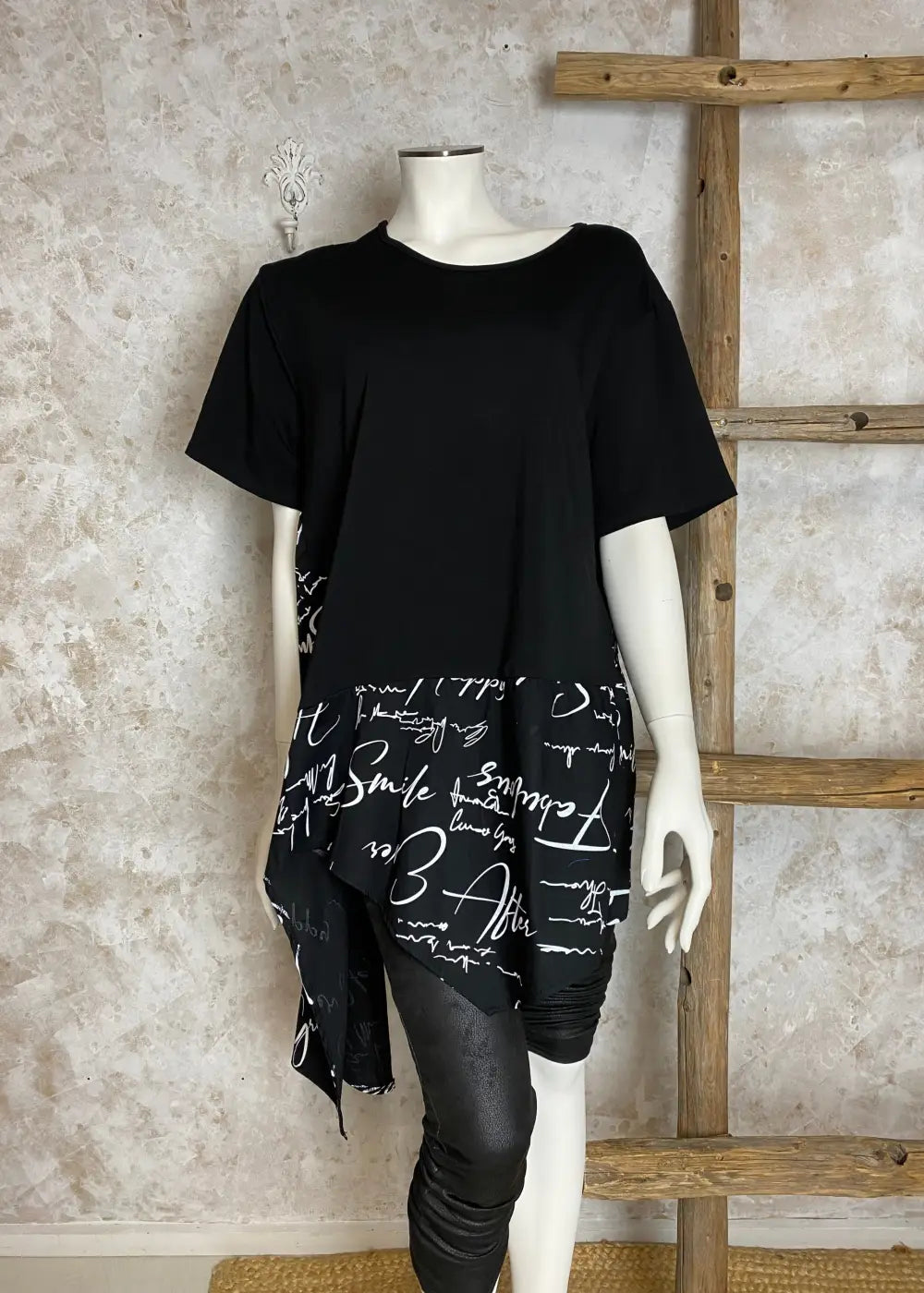Tunika cherita musta 0824 - tunika