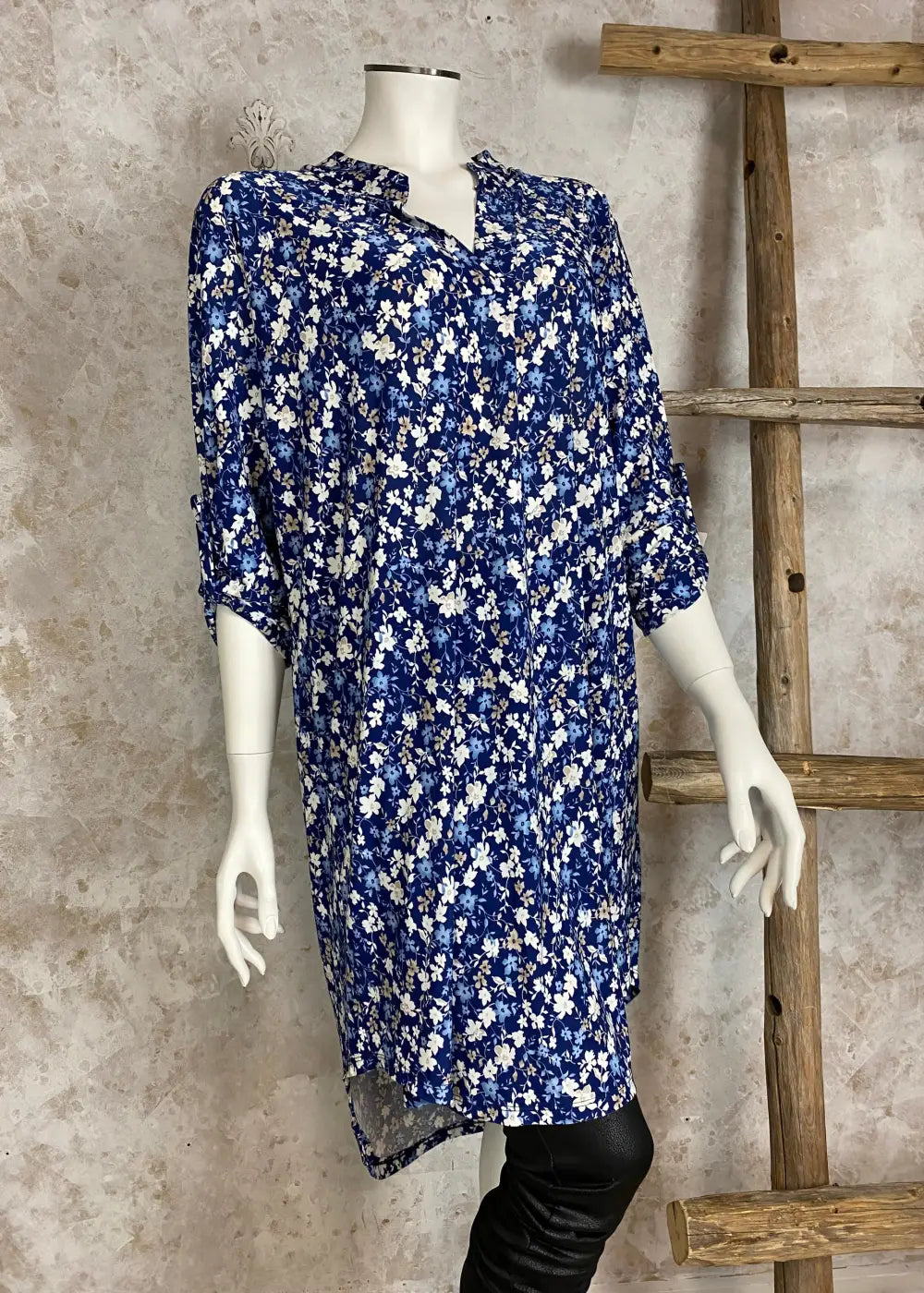 Tunika fm flower sininen - tunika