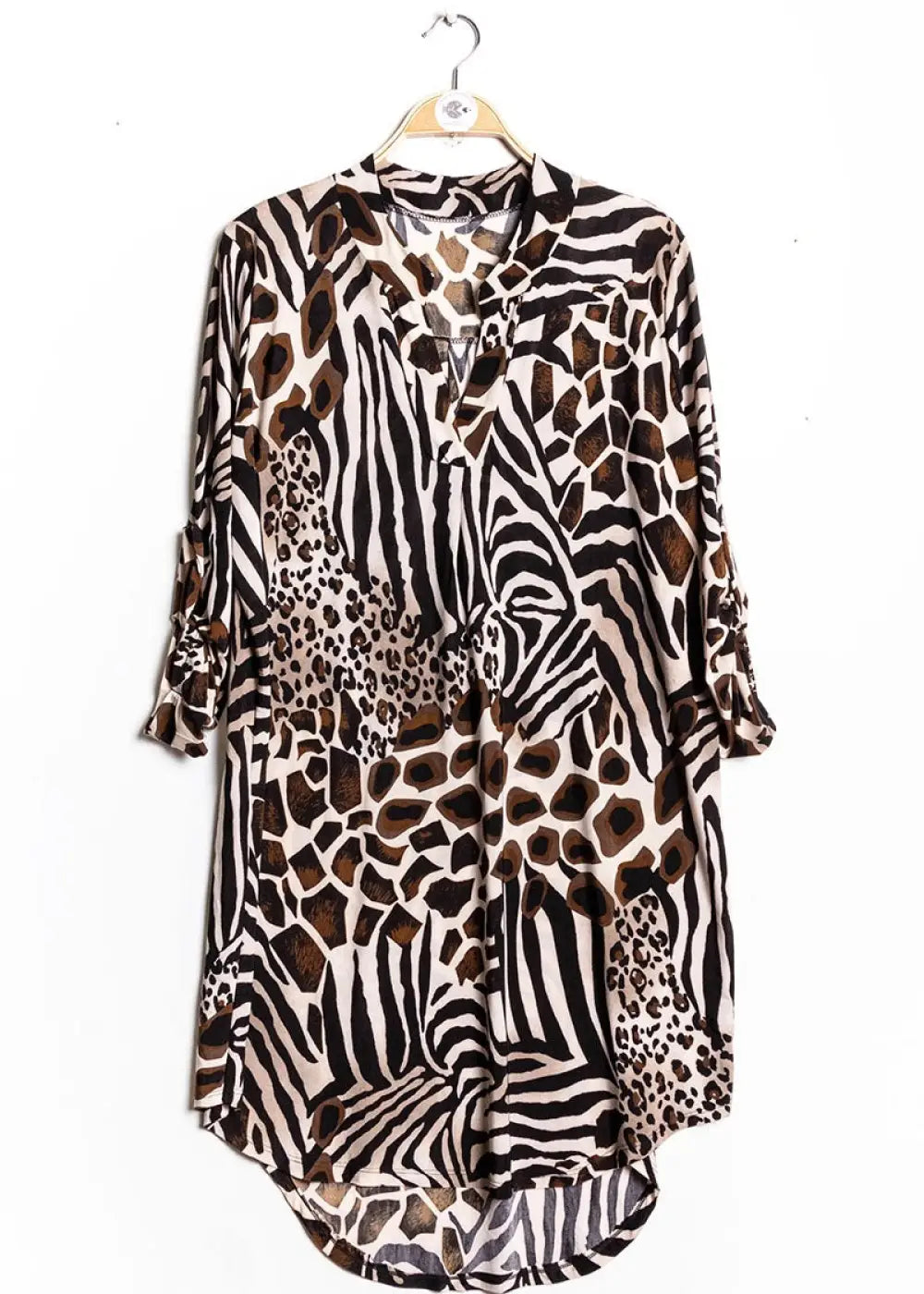 Tunika fm rester ruskea - tunika