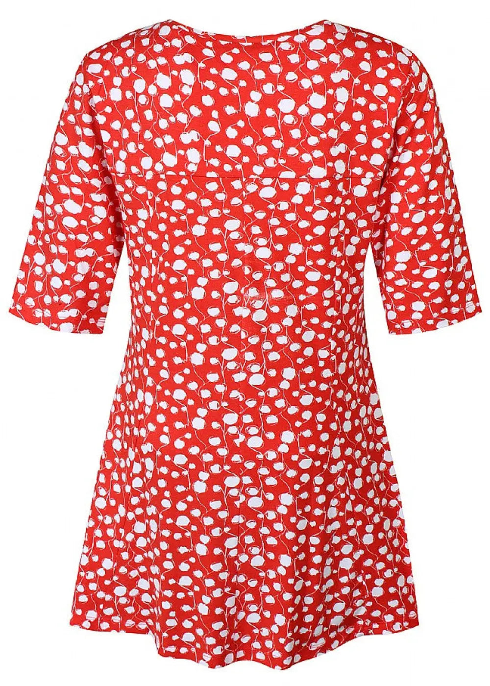 Tunika zeze floret punainen 0424 - tunika