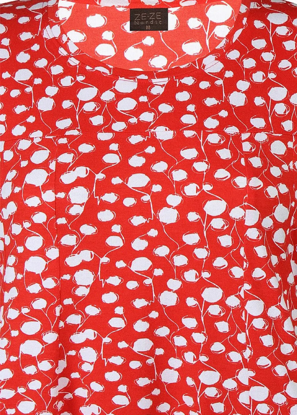 Tunika zeze floret punainen 0424 - tunika