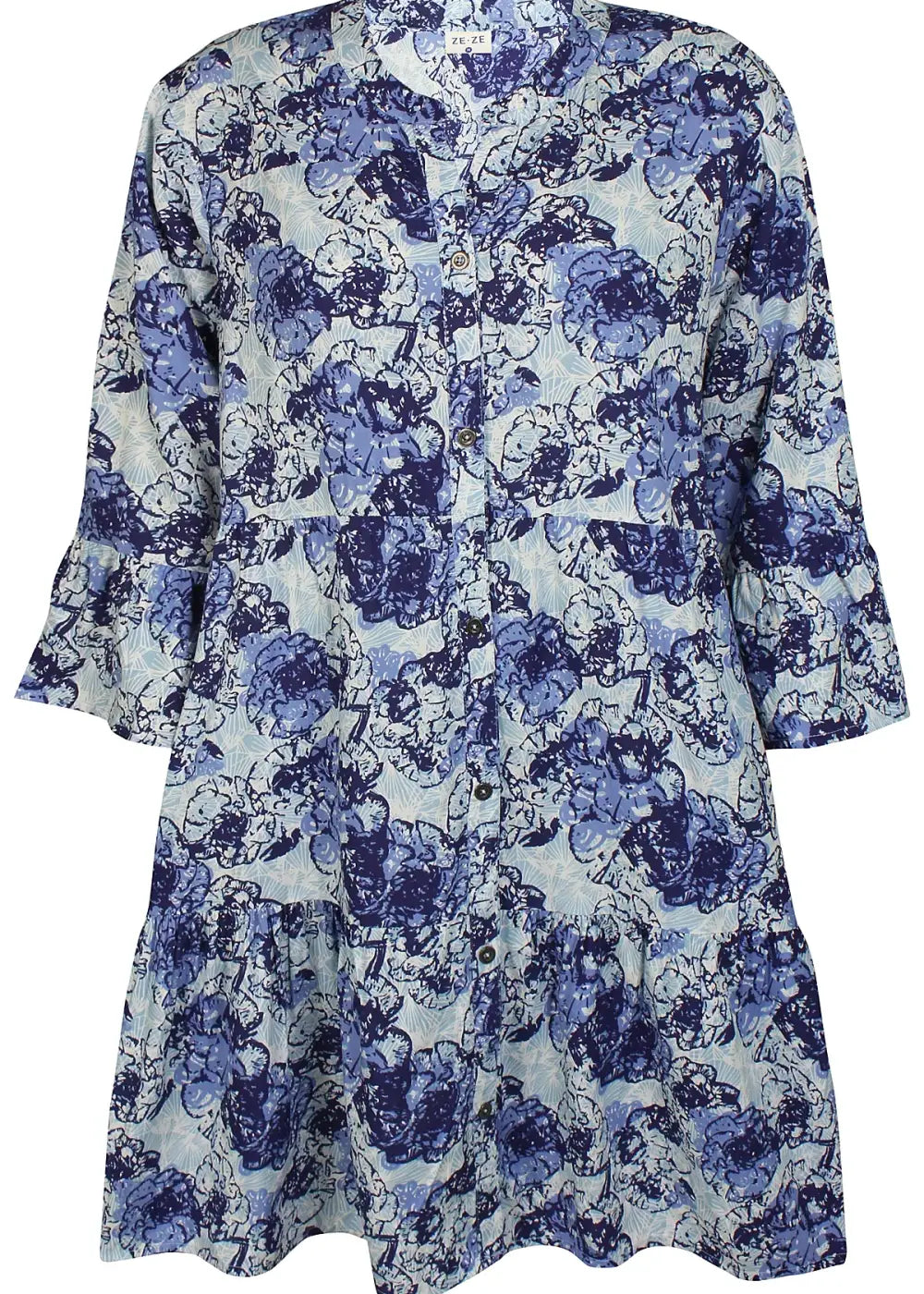 Tunika zeze katlen 583 sininen 0425 - tunika