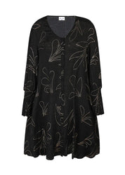 Elegantti A-linjainen juhlamekko, jossa kultaiset yksityiskohdat, puffihihat, napitus ja epätasainen helma.