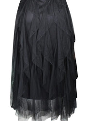 Tyllihame Kuminauhavyötärö A-linjainen Hameessa joustava alushame Käy myös tanssihameena.