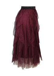 Tyllihame Kuminauhavyötärö A-linjainen Hameessa joustava alushame Käy myös tanssihameena.