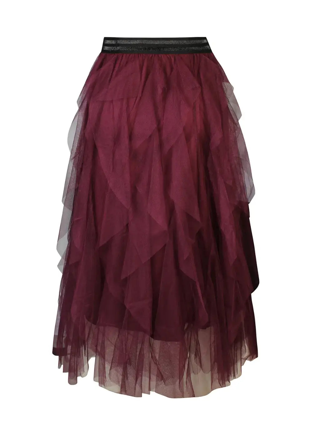 Tyllihame Kuminauhavyötärö A-linjainen Hameessa joustava alushame Käy myös tanssihameena.