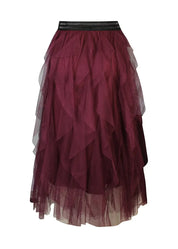 Tyllihame Kuminauhavyötärö A-linjainen Hameessa joustava alushame Käy myös tanssihameena.