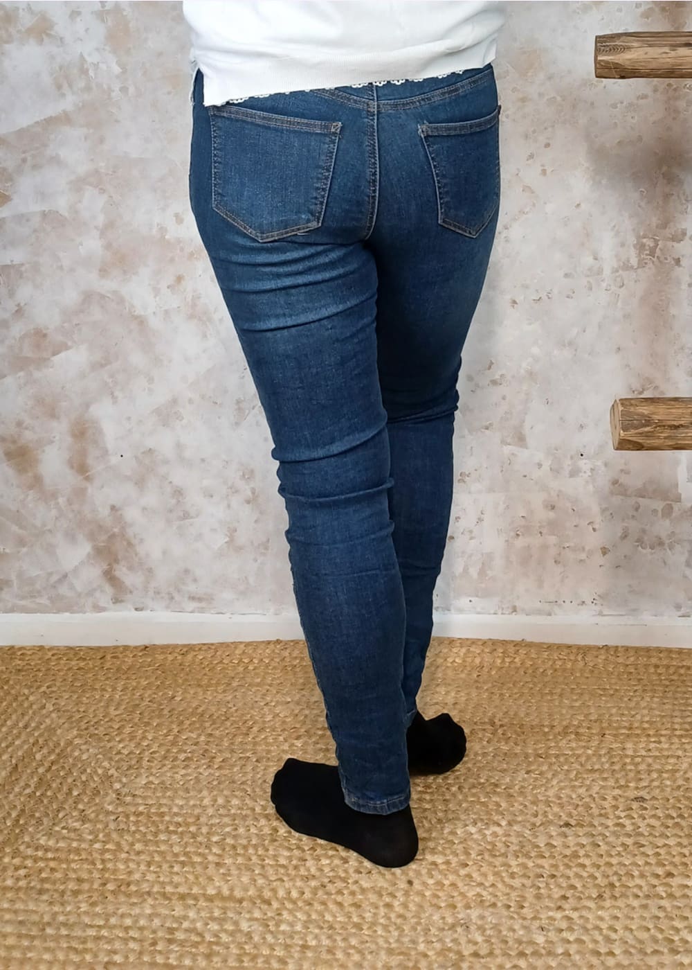 Farkku mapp katy backpocket t.sininen - farkku