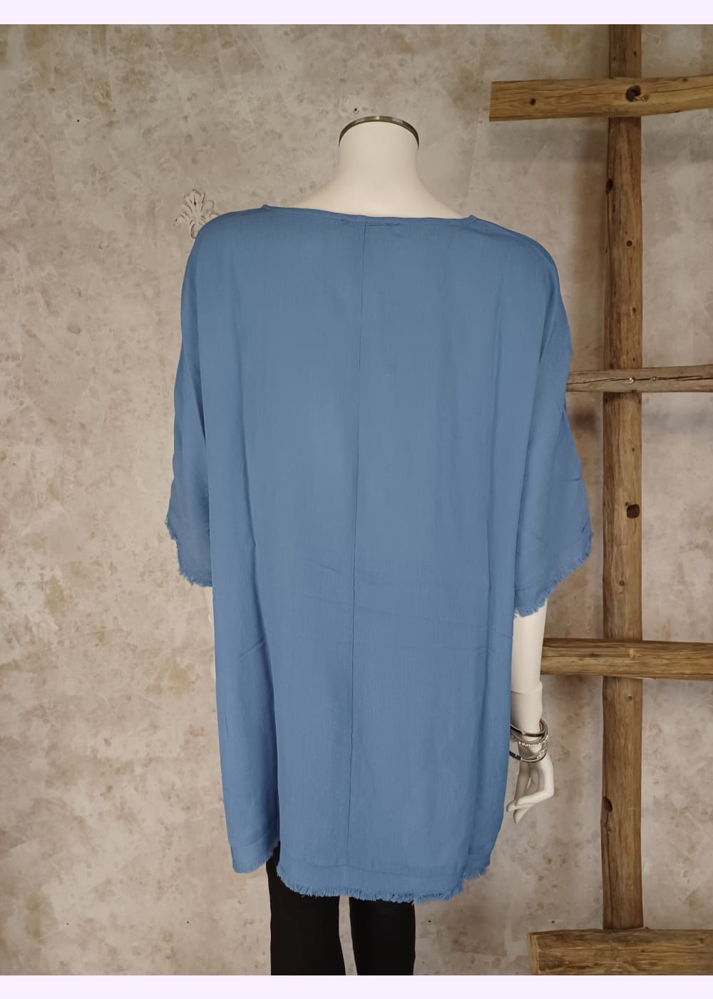 Pusero mitte blouse dny pluskoko sininen - pusero