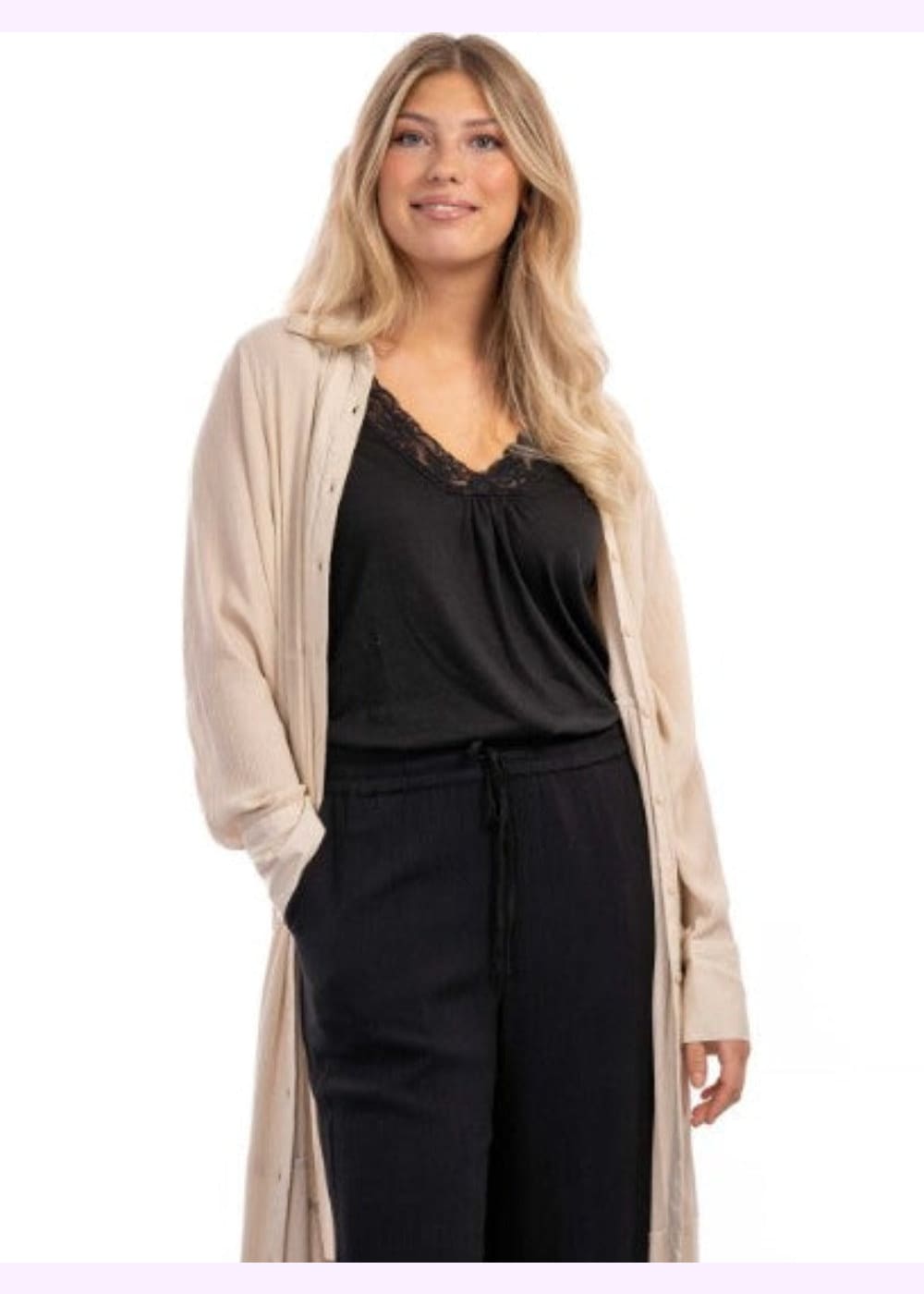 Toppi odette capri collection musta 28223 - toppi