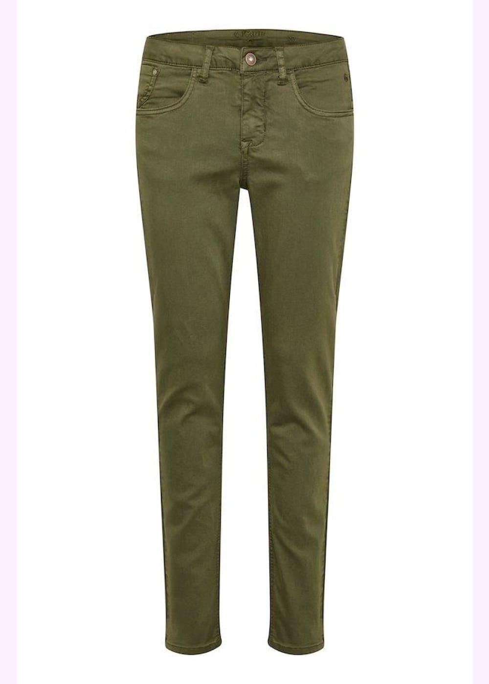 Twill housut lottecr cream vihreä - housut