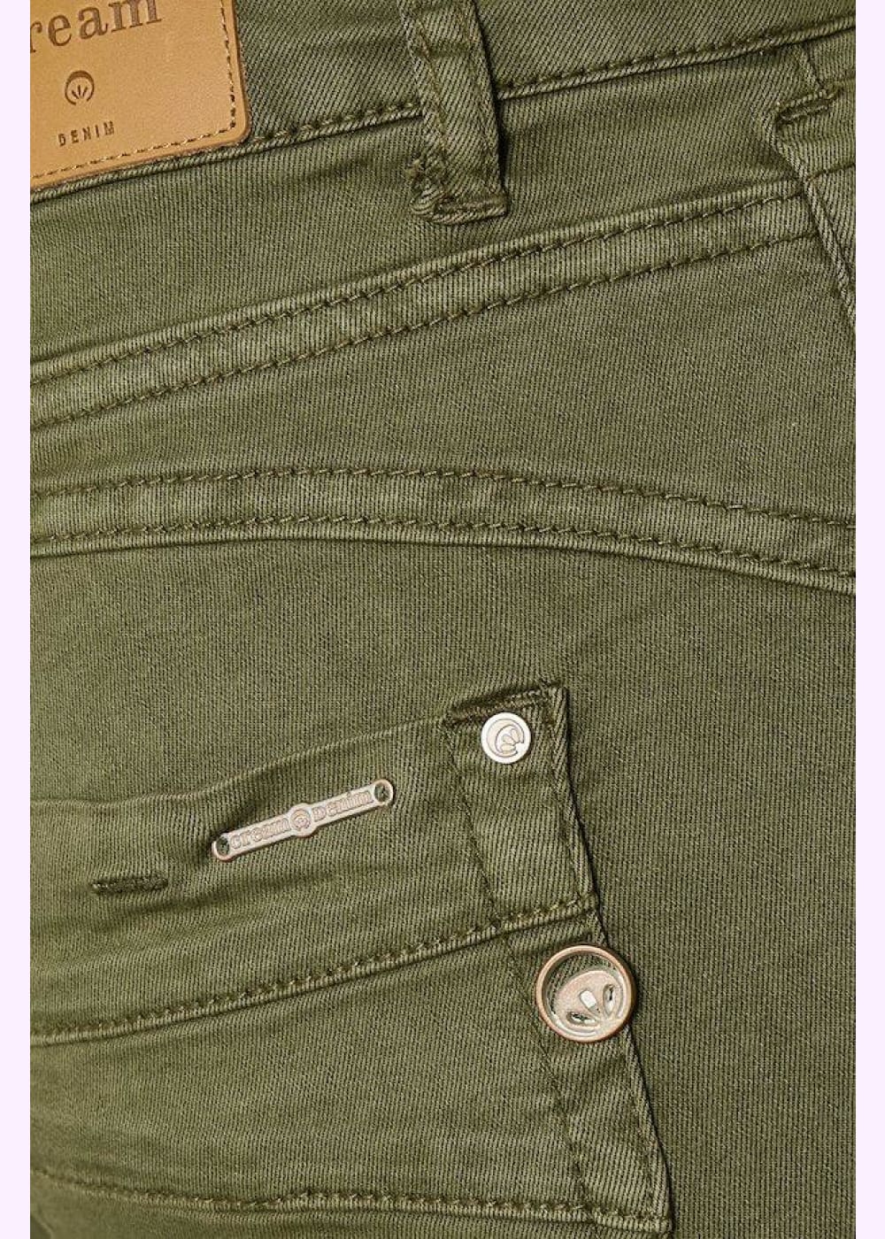 Twill housut lottecr cream vihreä - housut