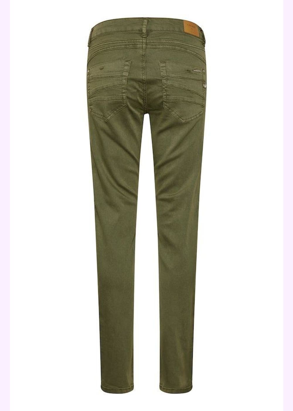 Twill housut lottecr cream vihreä - housut