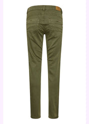 Twill housut lottecr cream vihreä - housut