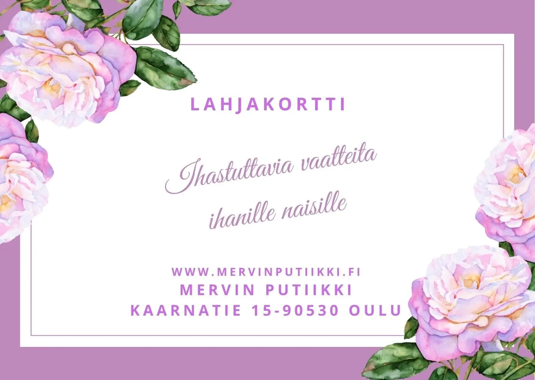 Lahjakortti