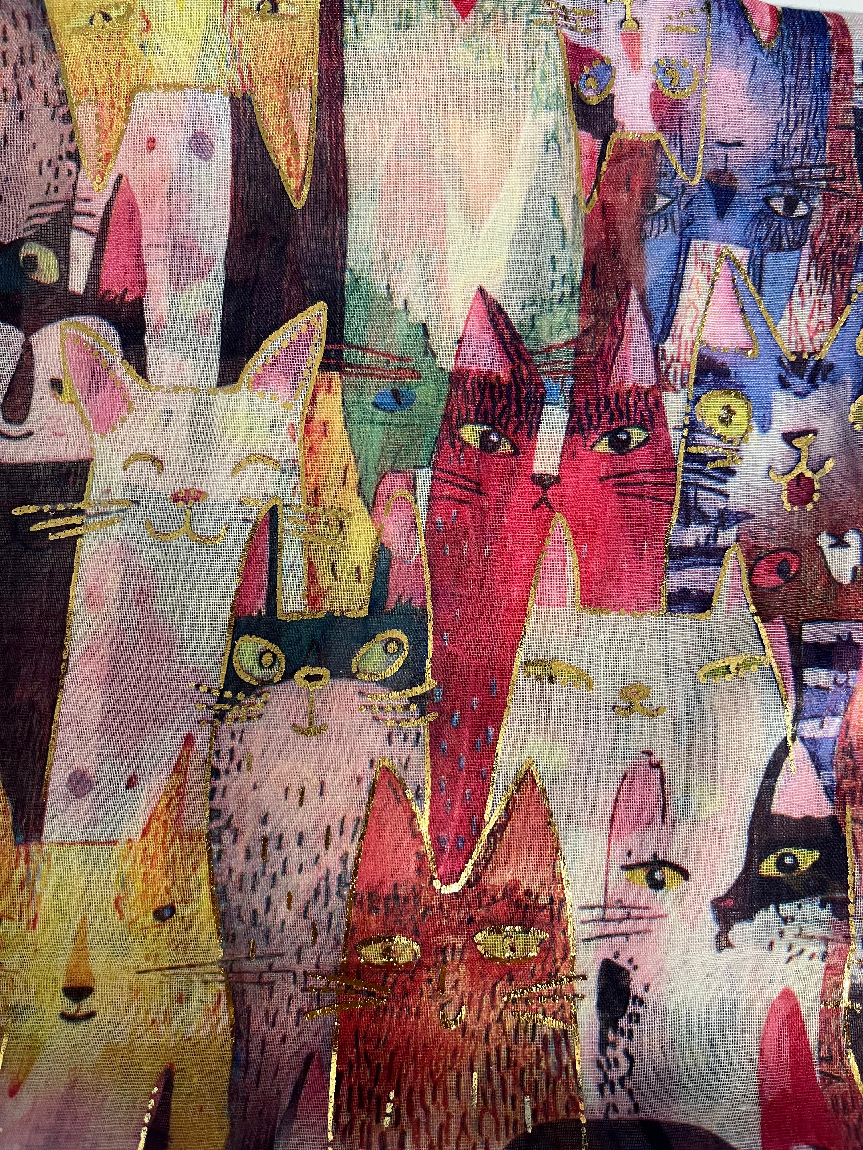 Kissahuivi eri värejä 1125