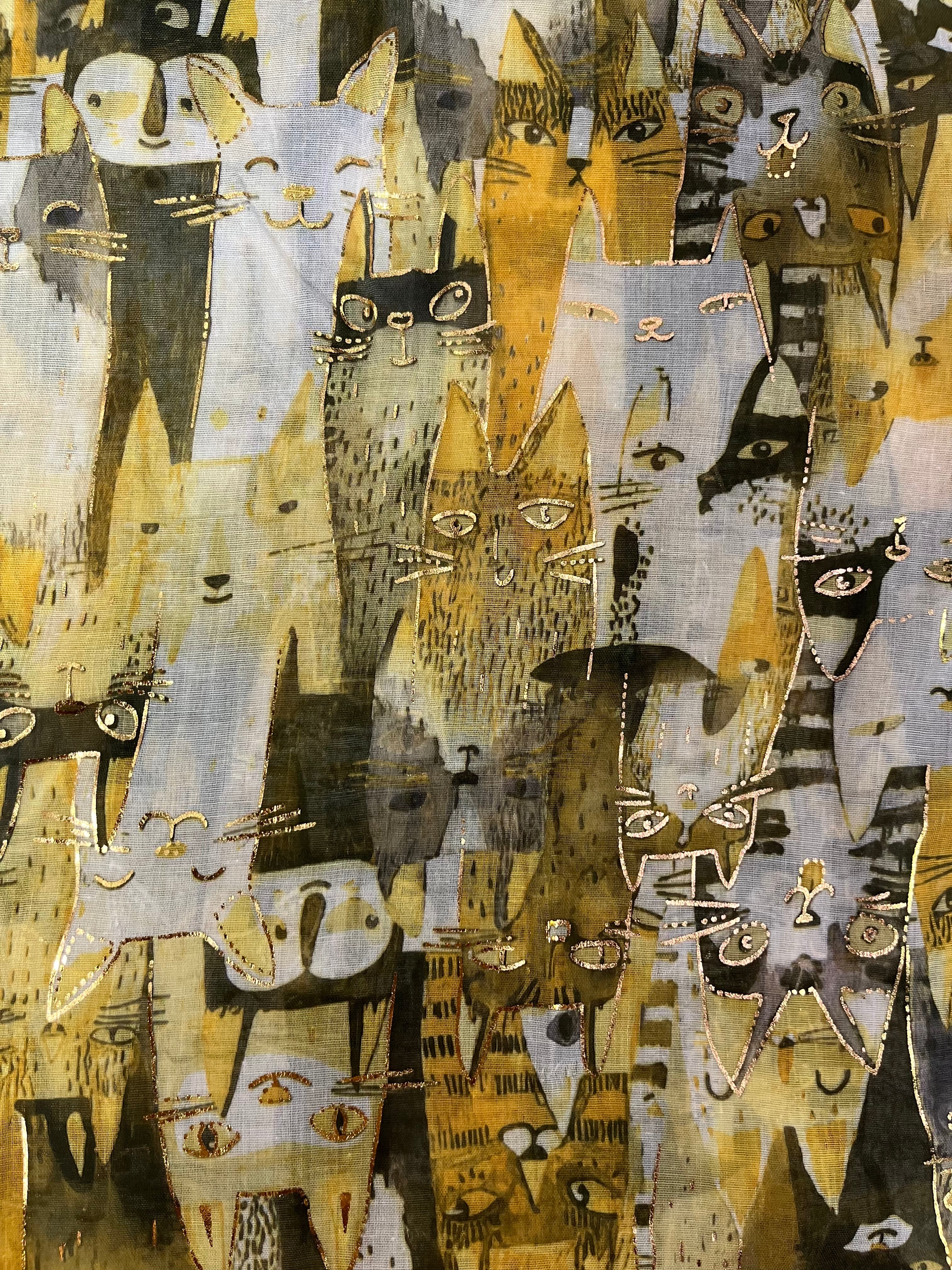 Kissahuivi eri värejä 1125