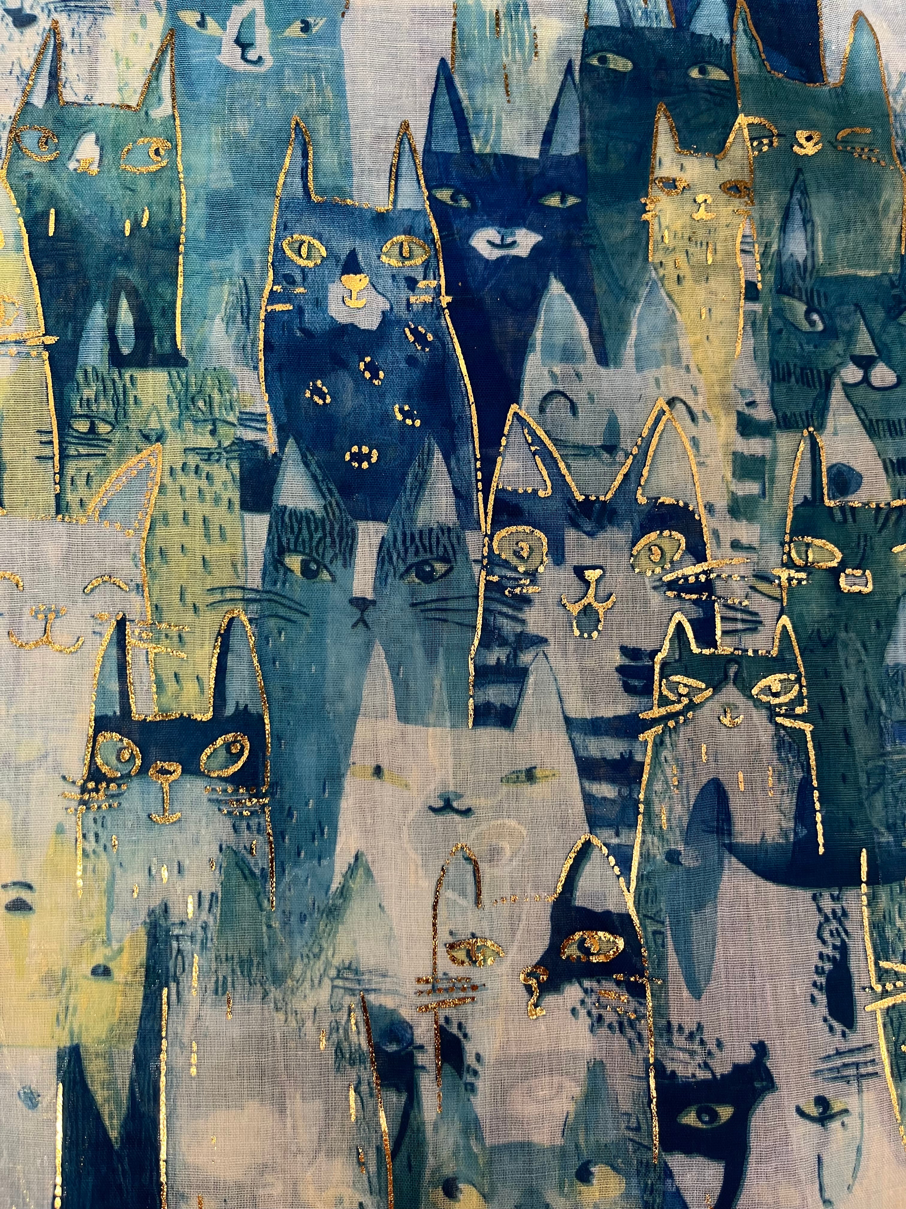 Kissahuivi eri värejä 1125