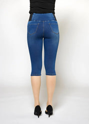 Capri farkku pixie 387 zeze sininen 0424 - caprit ja legginsit