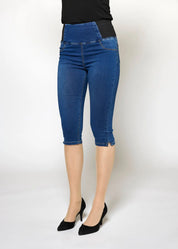 Capri farkku pixie 387 zeze sininen 0424 - caprit ja legginsit