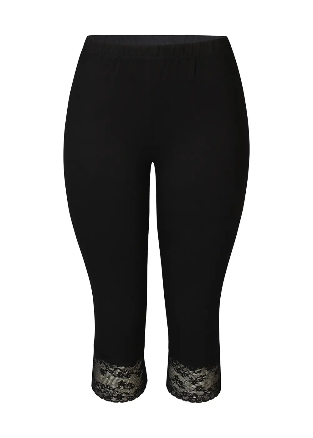 Capri zeze malus 616 pitsilahje musta 0425 - caprit ja shortsit