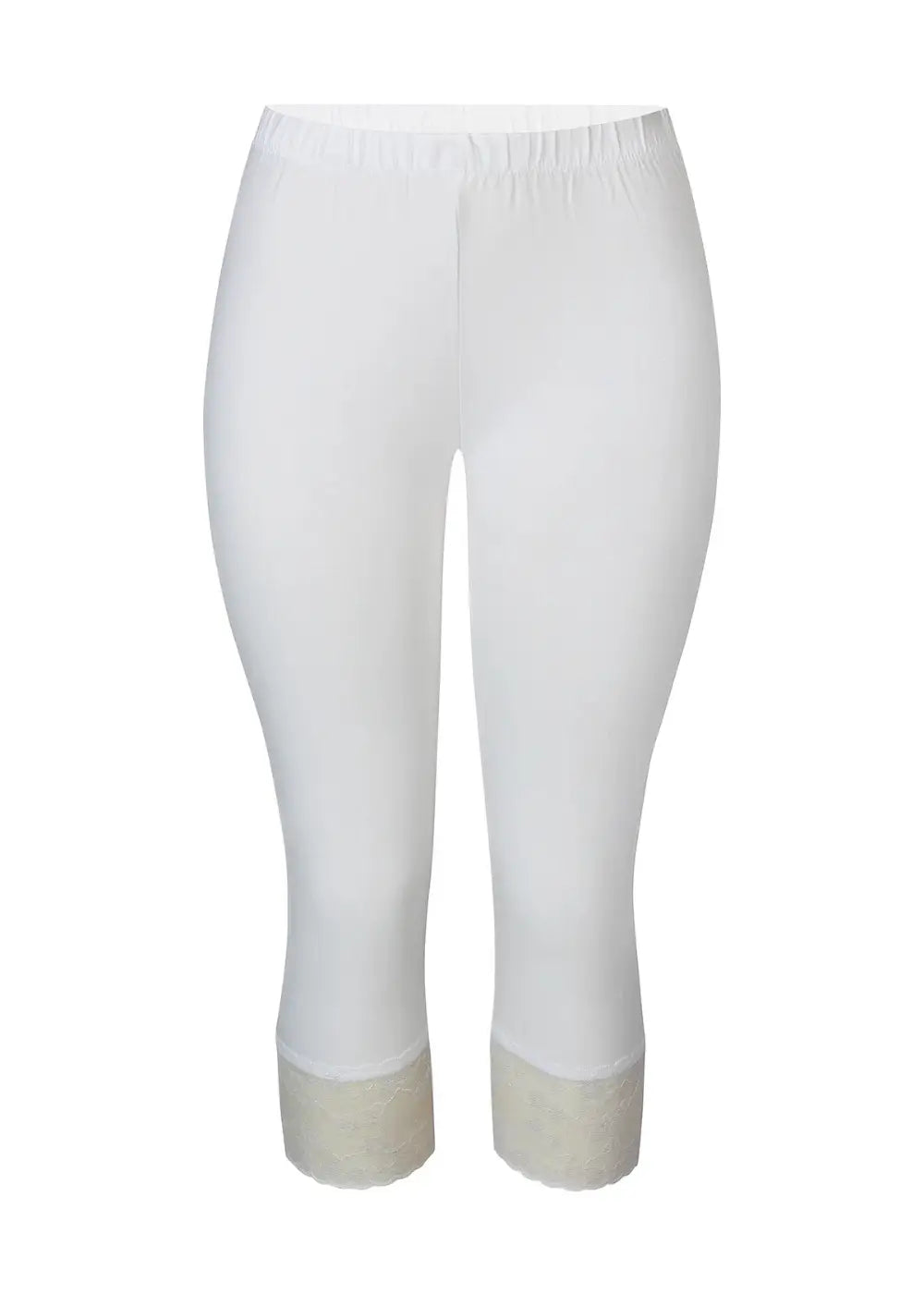 Capri zeze malus 616 pitsilahje valkoinen 0425 - caprit ja shortsit