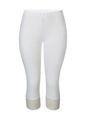 Capri zeze malus 616 pitsilahje valkoinen 0425 - caprit ja shortsit