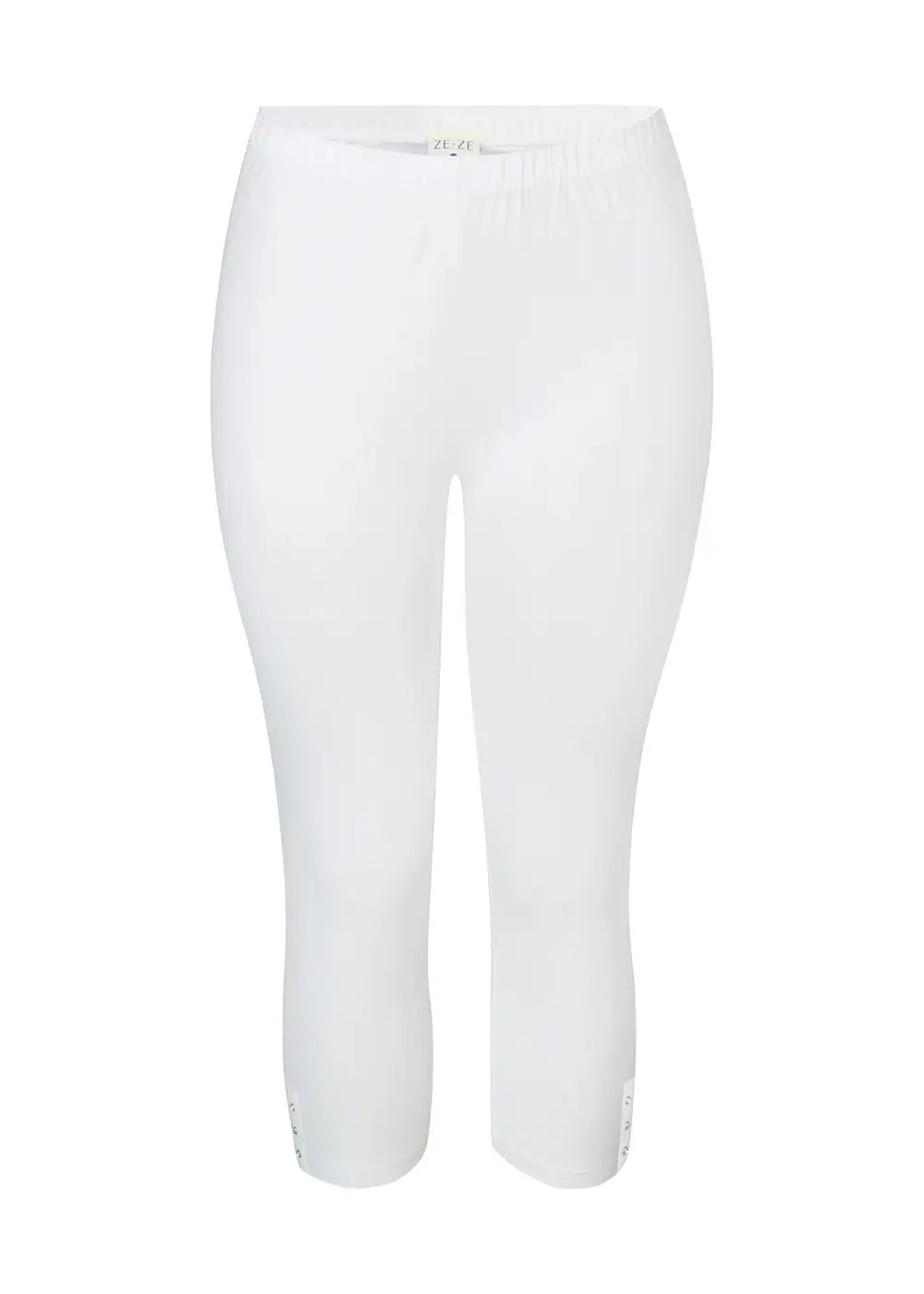 Capri zeze malus 891 timantti valkoinen 0524 | caprit ja shortsit