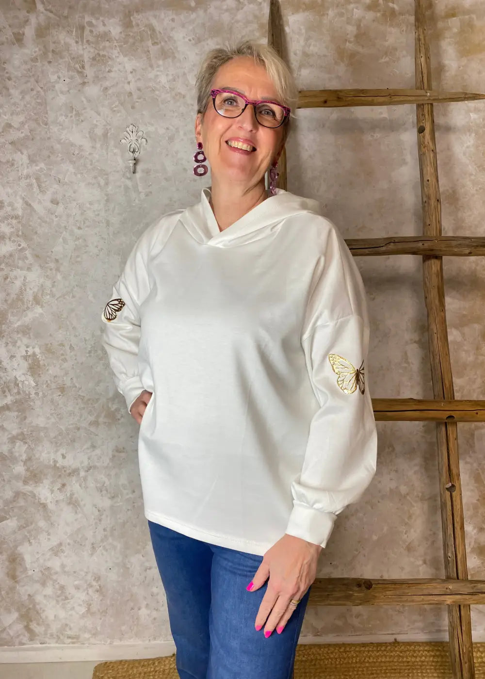 Collegehuppari denise eri värejä 0325 - huppari