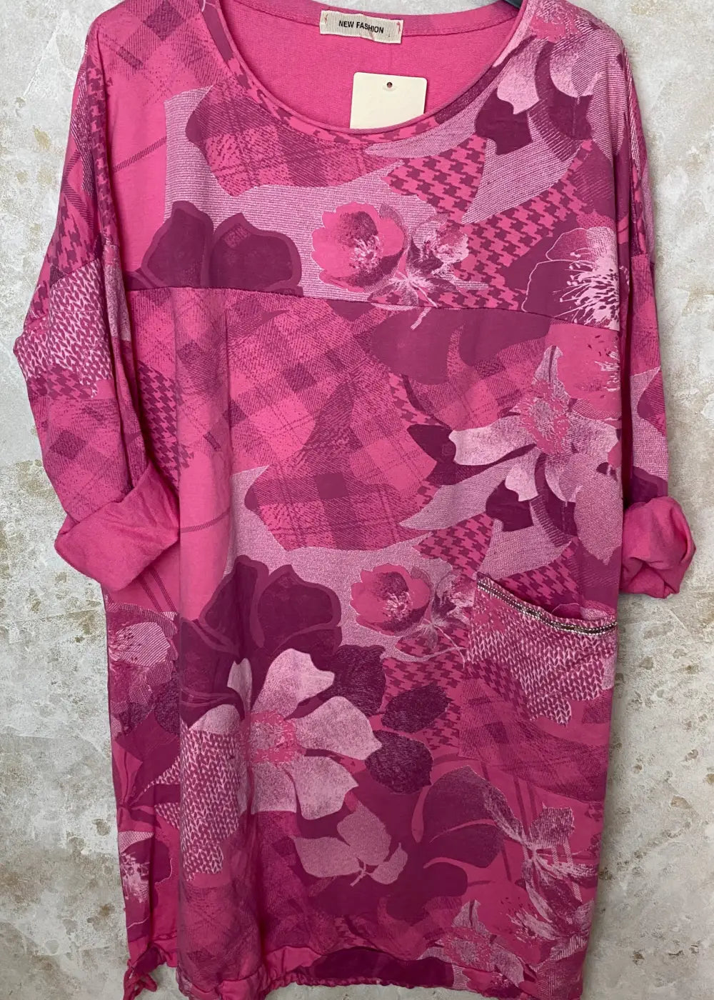 Collegetunika tuuliplus cl eri värejä 0324 - pinkki college