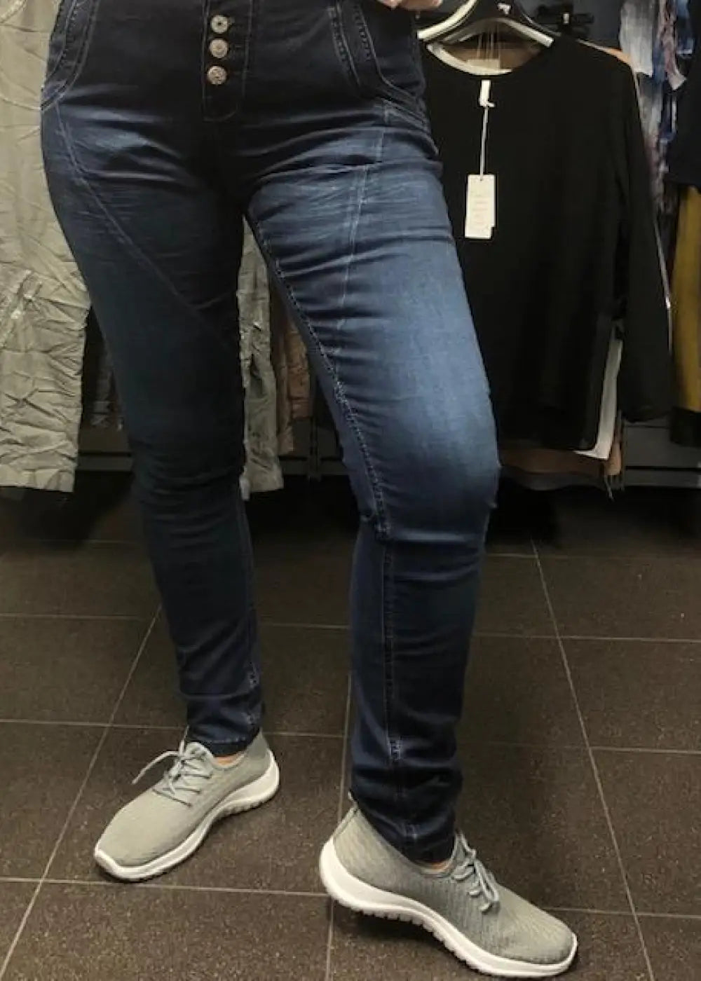 Farkku cream baiily power stretch jeans - farkku