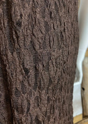 Boheemi pitsihame frillahelmalla ja A-linjaisella mallilla, leveä kuminauhavyötärö ja joustava alushame