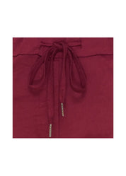 Violetinpunaiset rennot stretch-housut korkealla vyötäröllä, joustava materiaali, kapeneva lahje ja käytännölliset taskut arkeen.