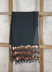 Huivi boble yf 4877 paljetti/tupsu erilaisia - asuste