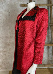 Kääntöjakku red rose punamusta 1124 - takki