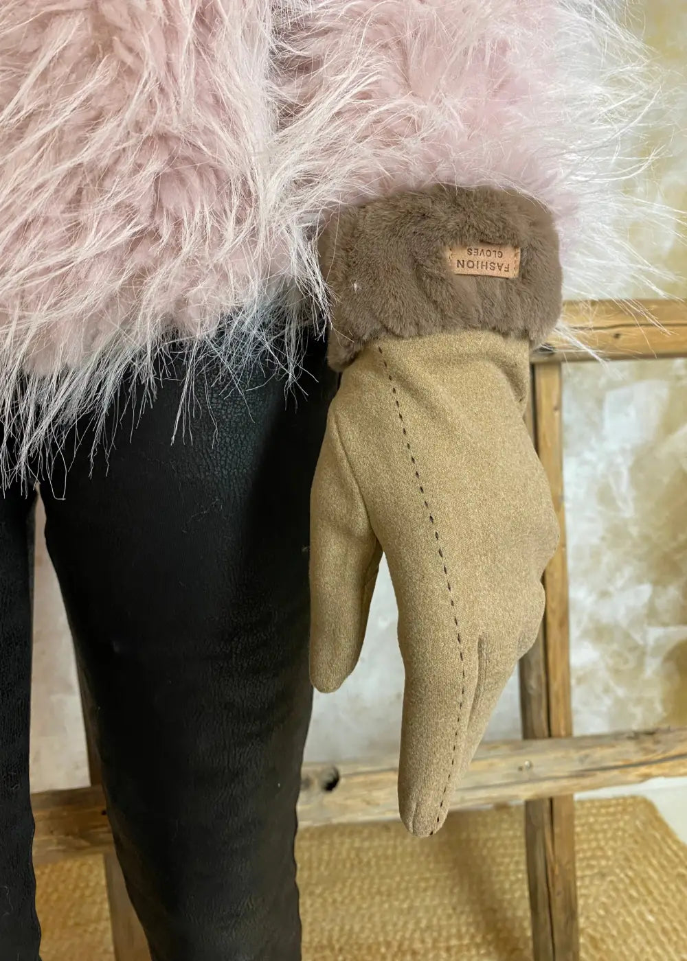 Käsine fashion eri värejä 1024 - ruskea - käsineet