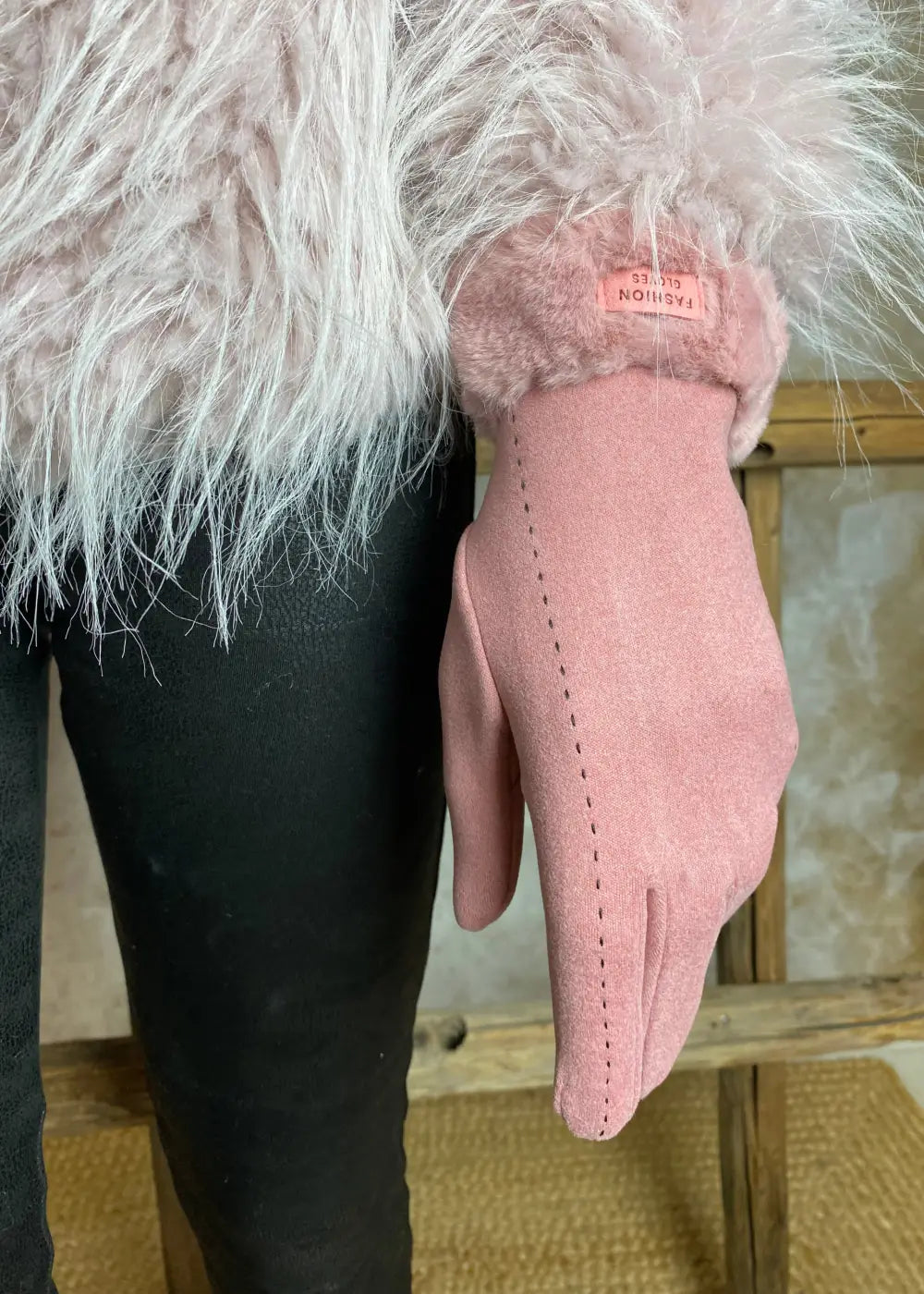 Käsine fashion eri värejä 1024 - roosa - käsineet