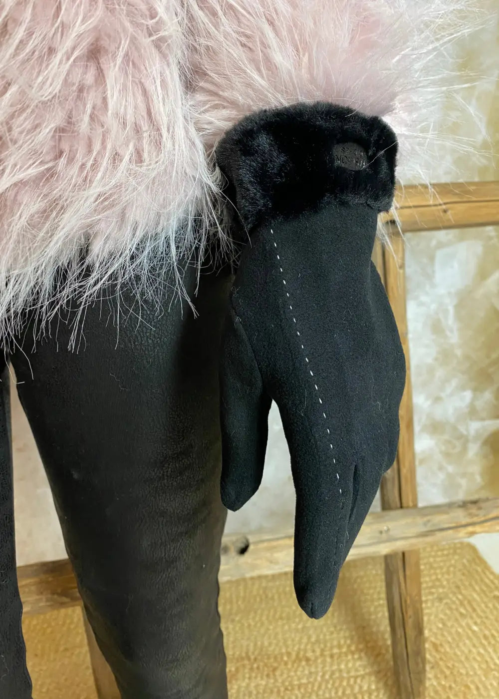 Käsine fashion eri värejä 1024 - musta - käsineet