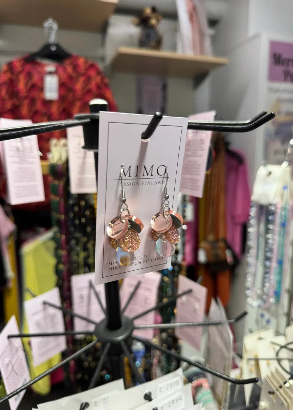 Korvakorut mimo hipsukka ruusukulta | korut
