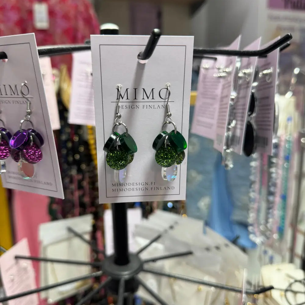 Korvakorut mimo hipsukka vihreä | korut