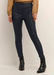 Koutattu jeggins cream tabea musta 0923 - housut