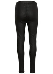 Koutattu jeggins cream tabea musta 0923 - housut
