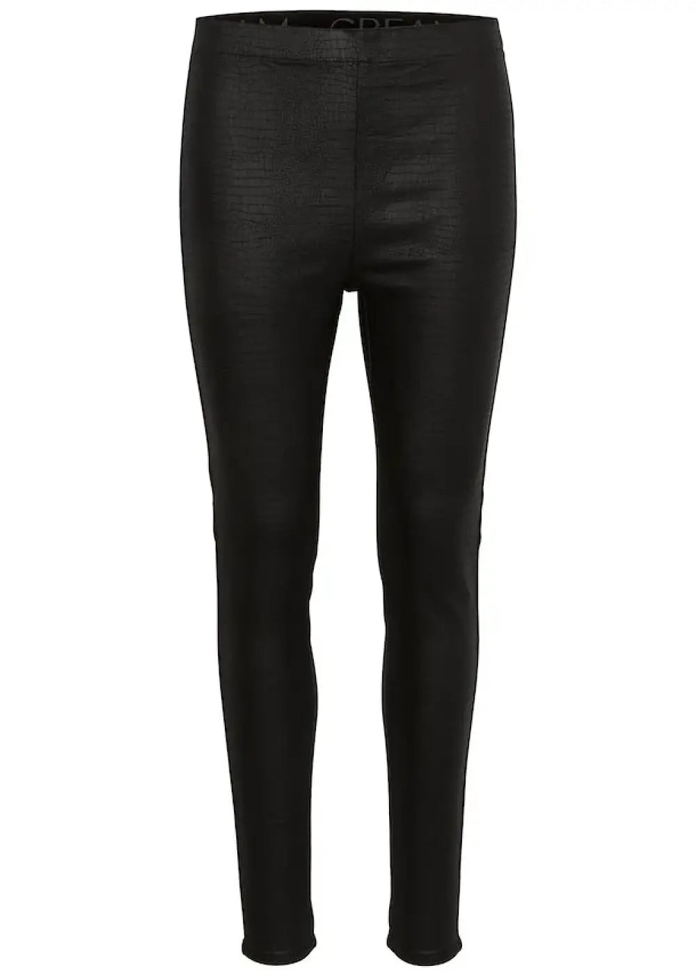 Koutattu jeggins cream tabea musta 0923 - housut